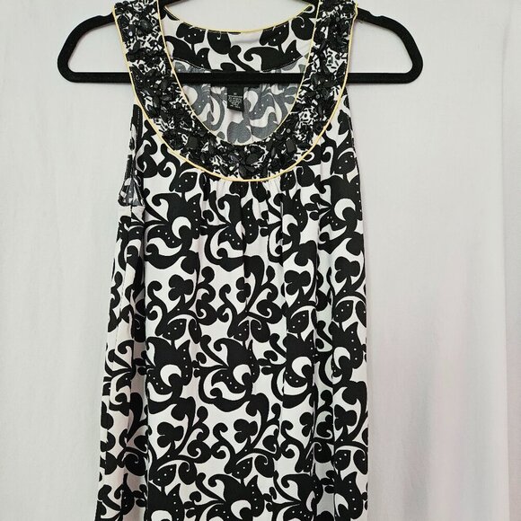 Beautiful Black and White Inc Shirt Like New  MP - Picture 1 of 5